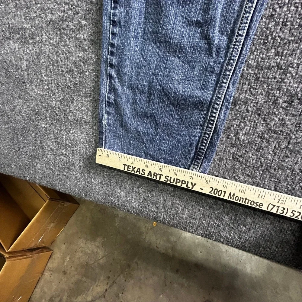 Levi's Jeans Mens Size 36x32 Blue Distressed Straight Leg Denim Ripped Casual